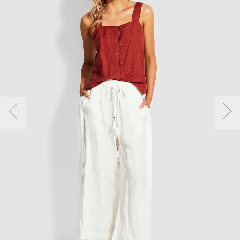 Seafolly Linen Tank